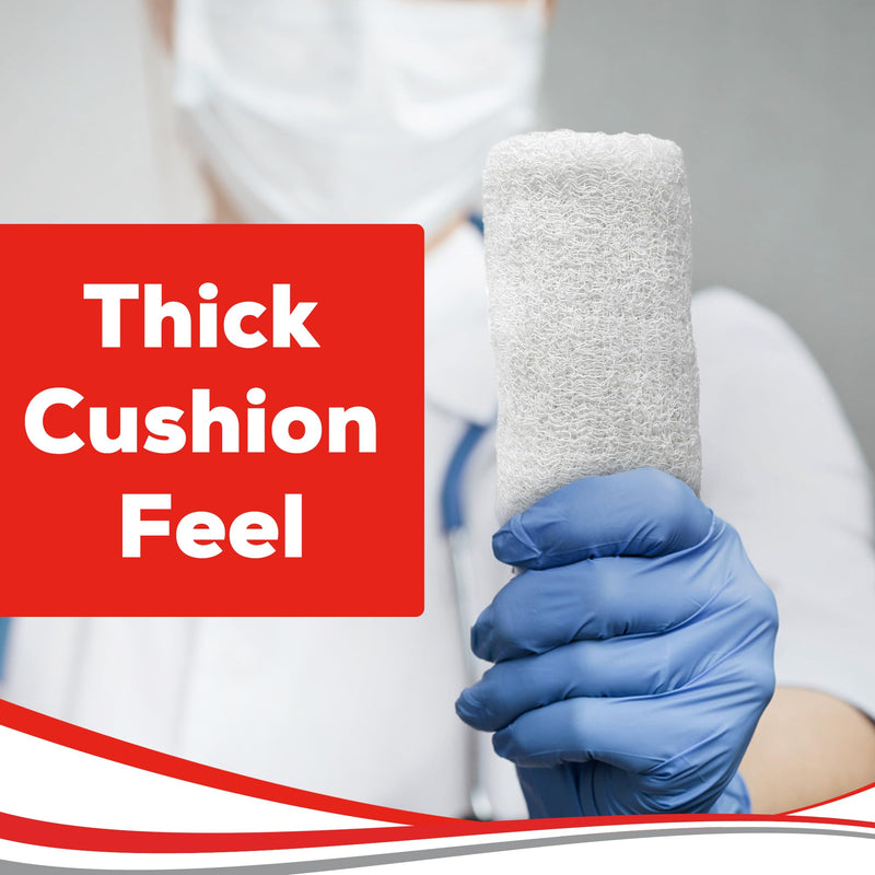 [Australia - AusPower] - Kerlix Gauze Bandage Rolls - 4 1/2 in x 4.1 Yds, 6 Ply - 6 Single Sterile Pocuhes- Extra Absorbency - Latex Free, Hospital Grade Cotton Fluff Bandage Wrap Krinkle Style - for Wound Care & First Aid 