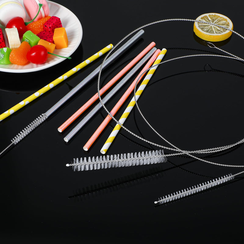 [Australia - AusPower] - Ymapinc Pack of 4 Stainless Steel Hose Brush, Flexible Pipe Brush, Cleaning Brush, Pipe Cleaner, Long Pipe Cleaning Brush for Straw Pipe, Drinking Hose, Fridge Drain, Laboratory Catheter (100 cm) 