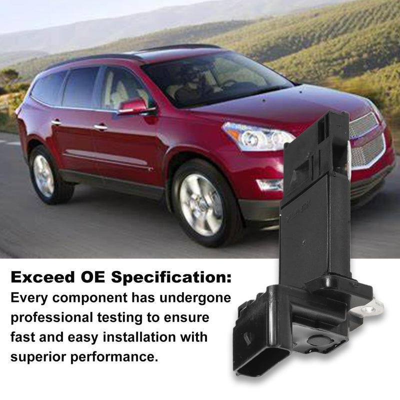 Mass Air Flow Sensor MAF for Chevy Camaro Caprice Equinox Impala Malibu Silverado Tahoe Traverse GMC Sierra 1500 Yukon Cadillac ATS CT6 Escalade SRX XT5 Buick Enclave Envision Lacrosse Regal 23262343