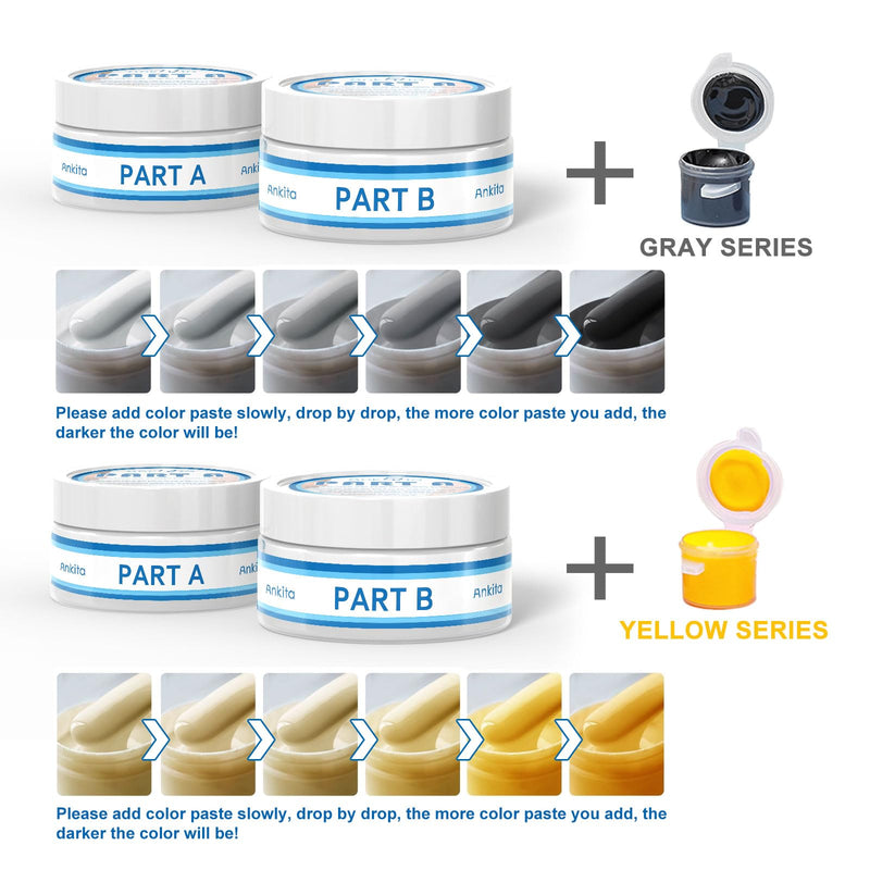 [Australia - AusPower] - Fiberglass Tub Repair Kit (Color Match), Porcelain Sink, Fiberglass Shower and Acrylic Bathtub Repair Kit White, Quick to Fix Cracks, Chips, Dents, Holes on Bath Tub & Toilet, Almond/Biscuit/Bone 