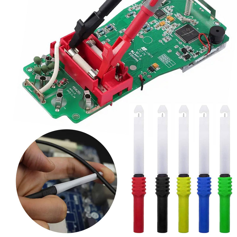 [Australia - AusPower] - 31PCS Back Probe Kit, Banana Plug to Copper Alligator Clip Automotive Test Leads Set, Insulation Wire Piercing Probes, Test Wires for Car Repairing Diagnostic Circuit Testing (30) 30 
