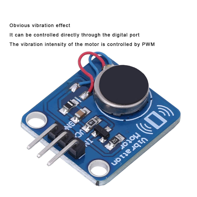 [Australia - AusPower] - 3Pcs Vibration Motor Module, DC5V 9000RPM DIY Motors Modules, PWM Control Vibration Motor Module for Vibration Sensing Interactive Product, Wearable Smart Device Reminder 