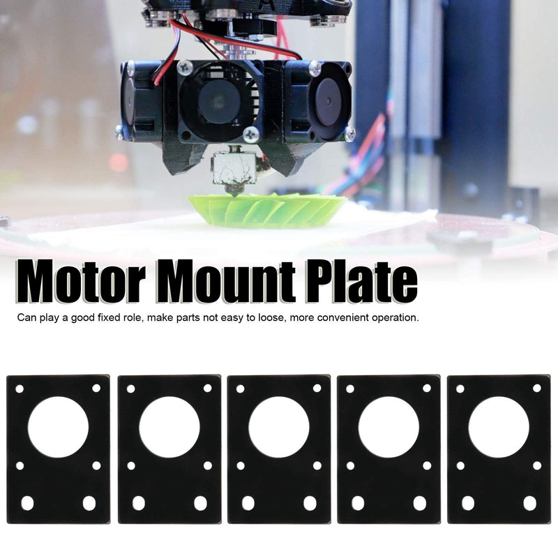 5Pcs 42 Stepper Motor Mounting Plate High Reliability Aluminum 3D Printer Fixed Bracket for NEMA 17 42 Series Stepper Motor