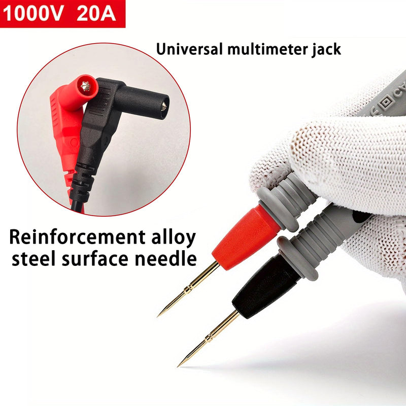 [Australia - AusPower] - Multimeter Test Leads 41.3 inch/105 cm，Multimeter Probes 1000V 20A Meter Leads for Electronic Clamp Tester 