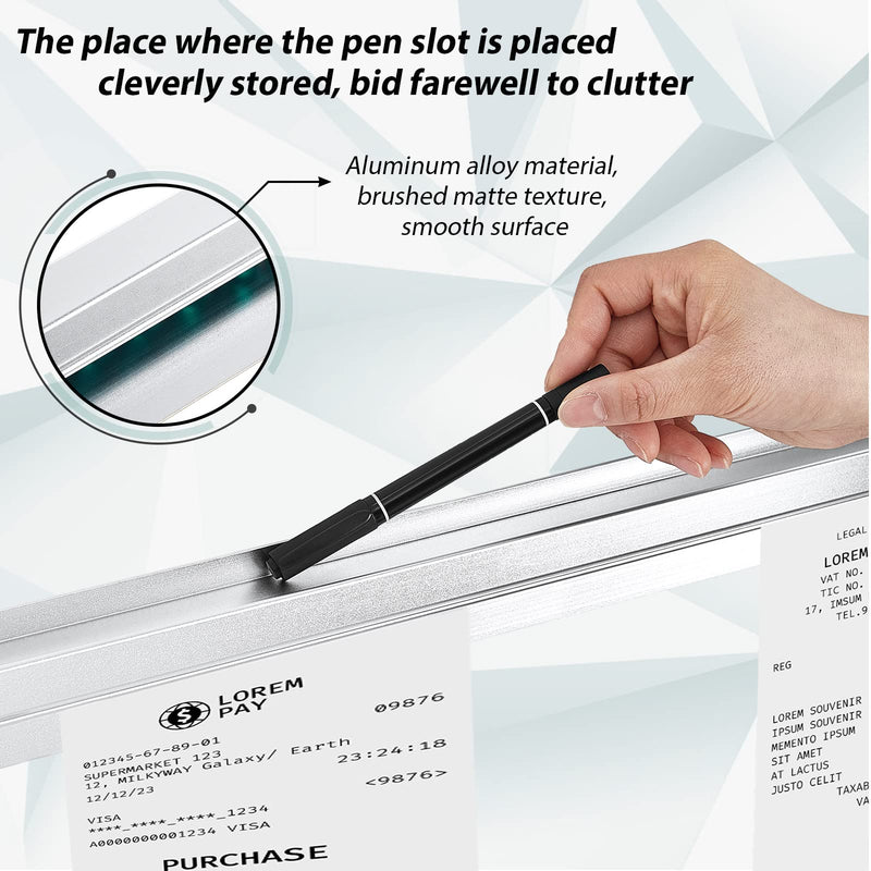 [Australia - AusPower] - Irenare Ticket Holder for Restaurant, 36/48/60'' Ticket Check Rack Restaurant Order Holder Ticket Rail Display Slide Ticket Rack for Commercial Kitchen Cafes Pubs Bars(36 Inch, 1 Pc) 36 Inch 
