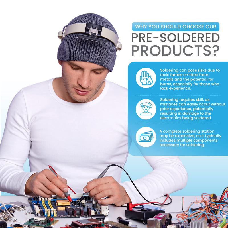 [Australia - AusPower] - SHILLEHTEK MPU 6050 (2 pcs) Pre-Soldered Module GY-521 Module, 6 DOF 6 Axis Accelerometer Sensor, Raspberry Pi Accelerometer (Compatible with Raspberry Pi Pico and Other Models), Arduino Accelerometer 
