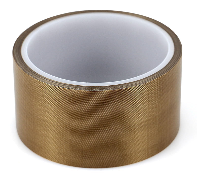 [Australia - AusPower] - BOMEI PACK Teflone PTFE Glass Cloth Tape, (2-inch x 33 Feet x 0.18mm) High Temperature PTFE Tape for Vacuum Sealer Machine, Hand Impulse Sealers Insulation PTFE Coated Fiberglass Adhesive Tape 2-inch x 33 Feet 