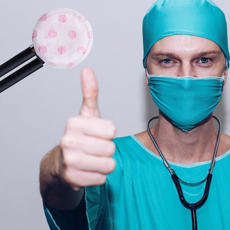 [Australia - AusPower] - Disposable Stethoscope Covers, Non-Woven Stethoscope Covers for Nurses (Pack of 100) 
