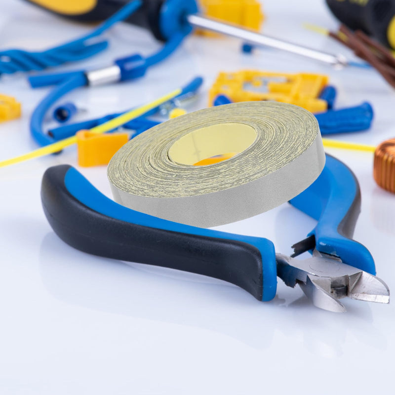 BESPORTBLE Reflective Tachometer Tape Strips Roll, High Visibility Adhesive Speed Tester Tape for Accurate Measurement, Portable Reflective Stickers for Outdoor Use, 16. 4 Feet