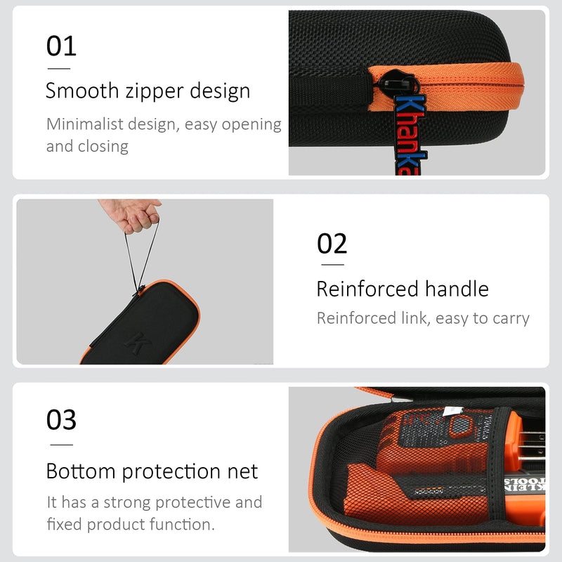 [Australia - AusPower] - khanka Hard Storage Case for Klein Tools Digital Multimeter, 600V MM400 / MM300+ ET310 AC Circuit Breaker Finder 