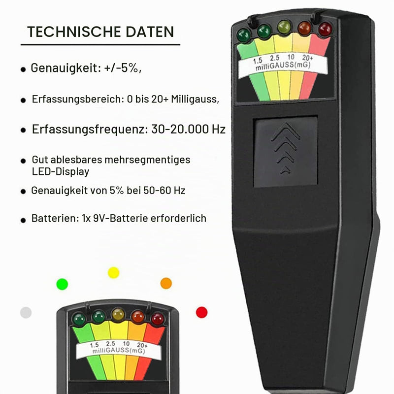 K2 EMF Meter Handheld Anti Radiation Tester Detector Radiation Detector Ghost Hunting Paranormal Equipment Tester