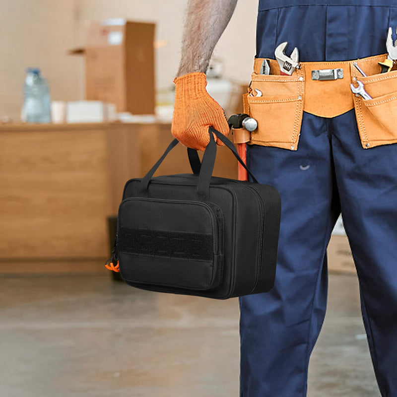 [Australia - AusPower] - Carrying Case Compatible with Klein Tools 80101/ ET310 AC Circuit Breaker Finder, Home Tester Kit Storage Bag for Digital Multimeter, Clamp Meter or Other Electrical Test Tools (Bag Only) 