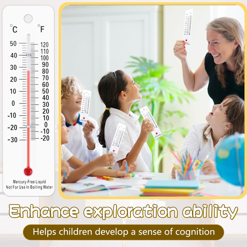[Australia - AusPower] - Maitys 20 Pcs Student Thermometers Mercury Free Science Thermometer School Supplies Boiling Point Thermometers for Classroom Teaching Tools 