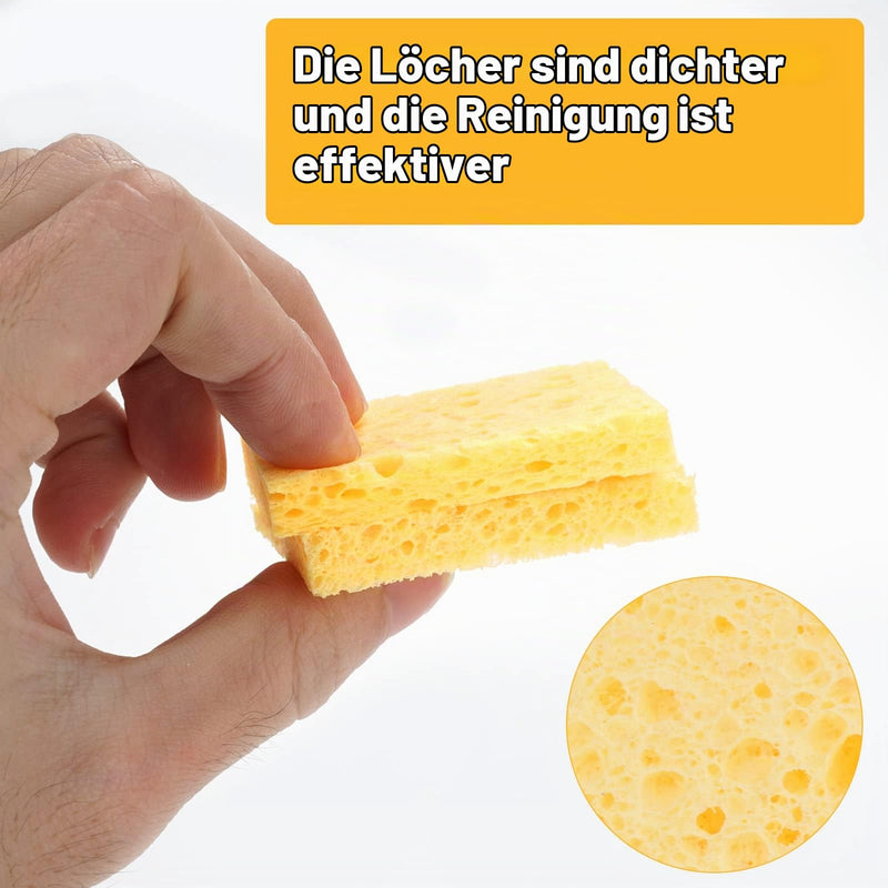 Rairsky 30pcs Cleaning Sponge Replacement Sponge Industrial Sponges | Soldering Iron Sponge for Soldering Stations Cleaning Wire Scrubber Soldering Sponge Soldering Iron Cleaning Sponge for Workbenches