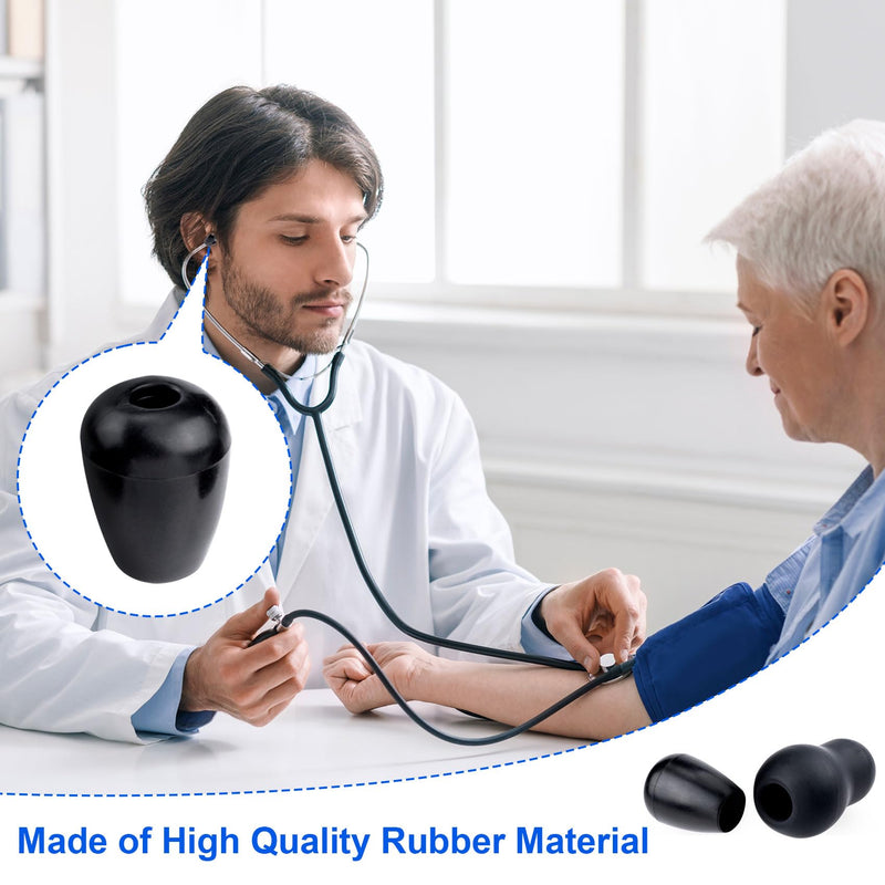[Australia - AusPower] - 8Pcs Silicone Stethoscope Ear Tips Replacement Compatible with Littmann Stethoscopes, Small/Medium Stethoscope Ear Plugs, Soft Stethoscope Earpieces Replacement for Cardiology IV Parts 