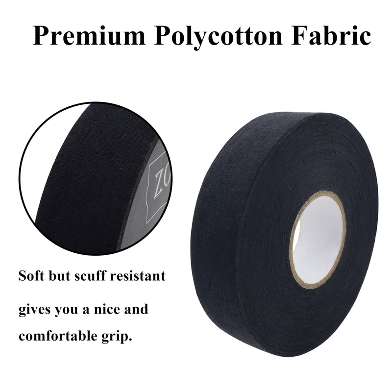 Gun Grip Tape, Tactical Goon Tape, Water Resistant & Non-Reflective Handgun Grip Tape to Improve Handles, Multipurpose Wrap Tape for Guns, Rifle, Pistol and Shotguns - 1 Inch x 27.34 Yards 2 Rolls Black