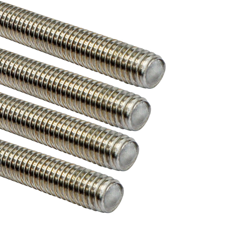 [Australia - AusPower] - Aiwaiufu 12Inch Stainless Steel Threaded Rods, 1/4"-20 Fully All Threaded Rods (Pack of 4) 1/4''-20 