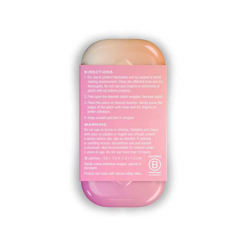 [Australia - AusPower] - Welly Bandages - Face Savers, Hydrocolloid Acne Blemish Patch, Adhesive, Small Spot Shape, Clear - 36 ct 