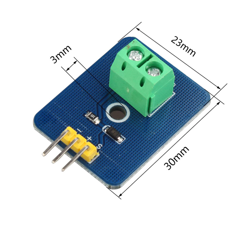 3.3V 5V Ceramic Piezo Vibration Sensor Analog Output Supply Sensors Piezoelectric Controller Electronic Components 30mm x 23mm Sensor Module Compatible with Arduino UNO Rev3