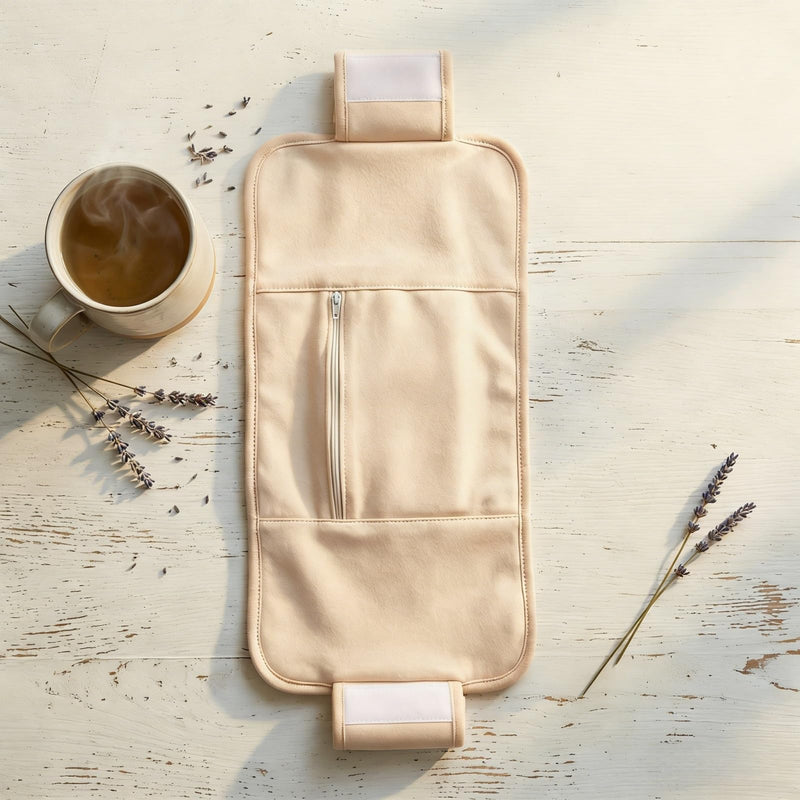 Castor Oil Pack Kit, Storage Bag, Reusable Castor Oil Pack with Closure, Body Care & Relaxation
