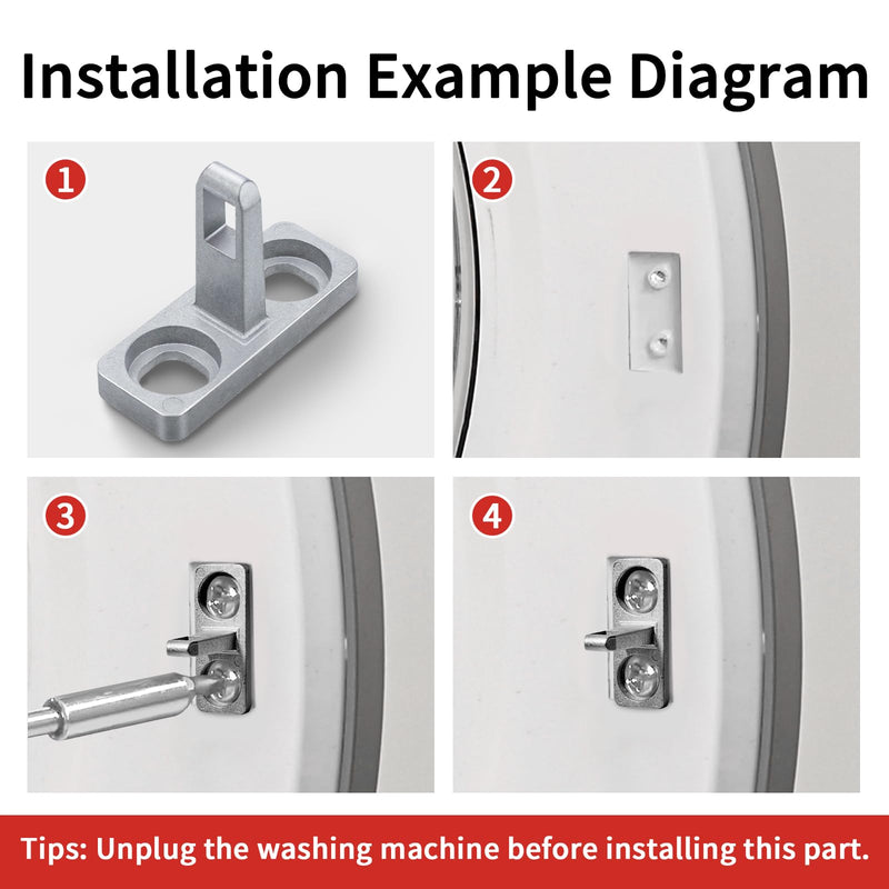 [Australia - AusPower] - 5304505088 Washer Door Strike,Compatible with refrigerators and Electrolux Washing Machine Door latches,Replace AP6031188, 4452319, PS11766033 1PACK 