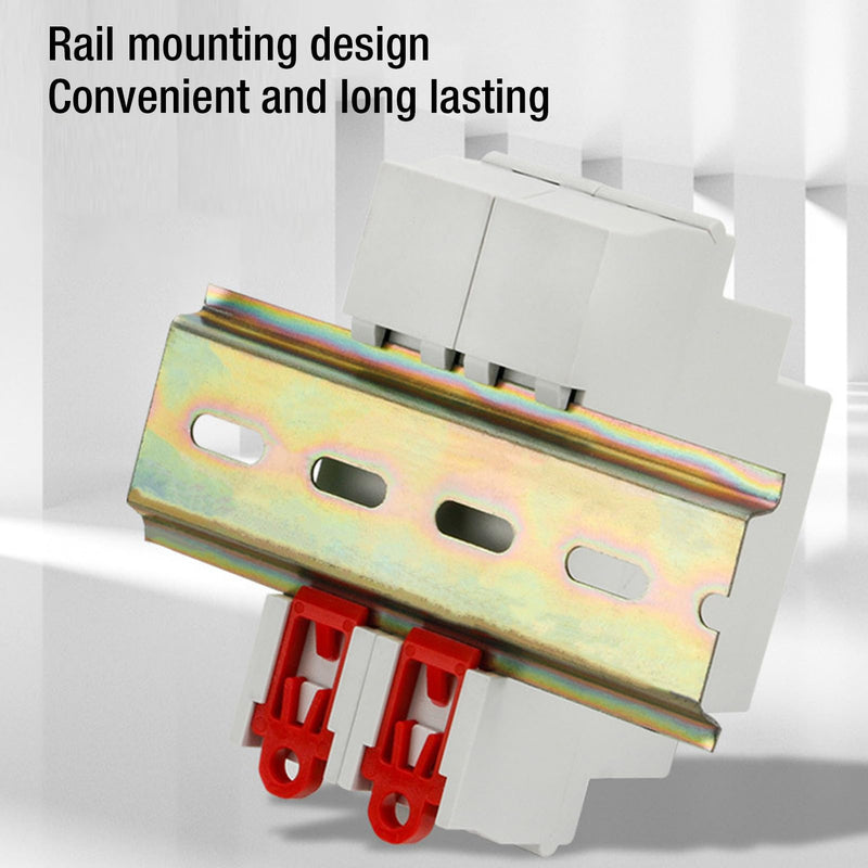 Fafeicy JD9 LED Indicator Light for DIN Rail Mounting, Electrical/Telecom, AC/DC 230 V, Modular Mounting, PC Material, 30,000 Hours Life, Green