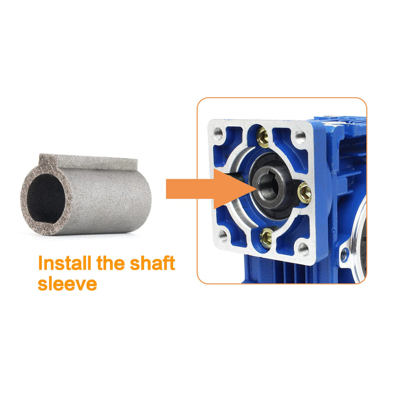 [Australia - AusPower] - CNCTOPBAOS 8mm to 11mm Stepper Motor Shaft Sleeve 8x11mm Bore Adapter Turbine Reducer Shaft Sleeve for RV030 Worm Gear Speed Reduce RV30 NMRV030 Gearbox 0.31inch 