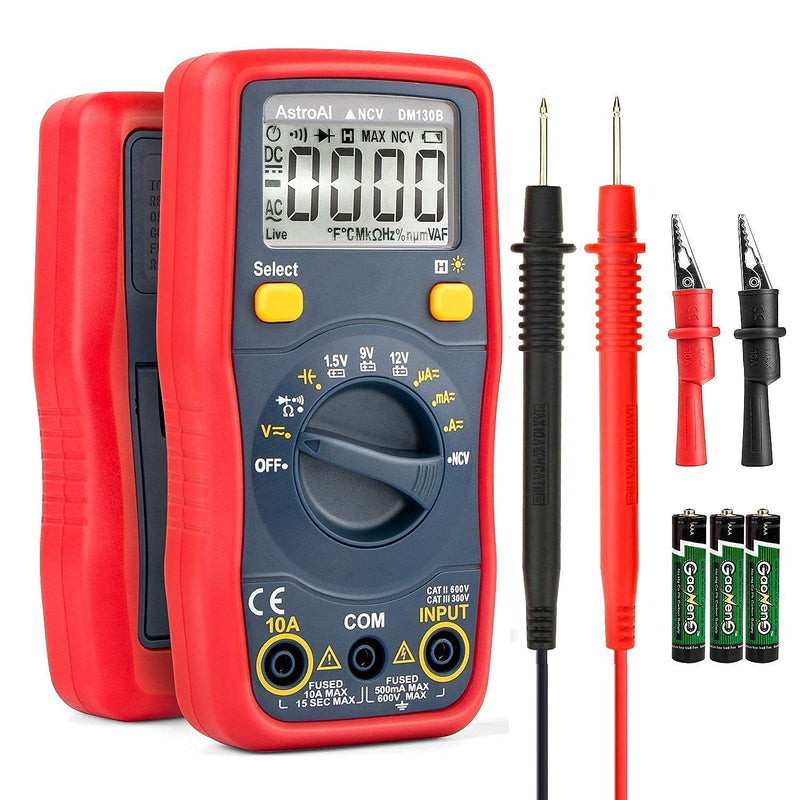 [Australia - AusPower] - AstroAI Digital Multimeter & Multimeter Test Leads 
