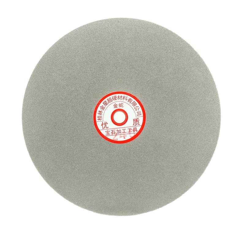[Australia - AusPower] - sourcingmap 200mm 8-inch Grit 240 Diamond Coated Flat Lap Disk Wheel Grinding Sanding Disc 240 Grit 