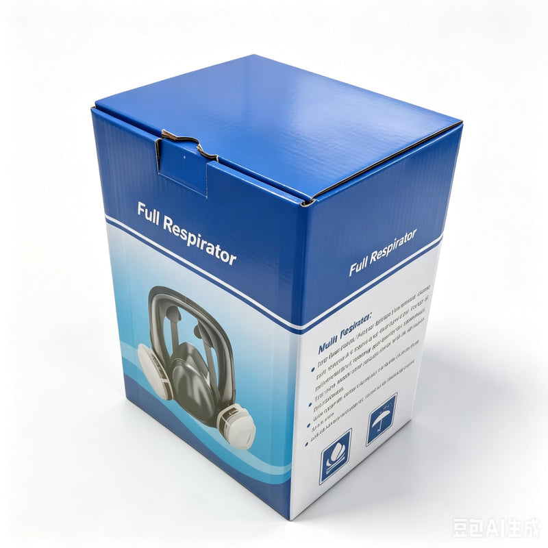 Full Face Respirator Mask with 40mm Activated Carbon Filter 6001CN Filters for Gas, Dust, Spray Paint and Chemicals Mask+6001+20Filters