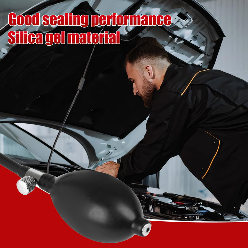 Expandable Bladder Leakage Tester Locator Easy Automotive Leak Plug for All Vehicles，Universal Easy Intake Adapter, Automotive Smoke Machine Bladder (黑色1)