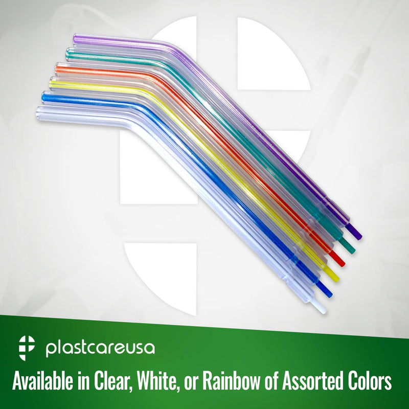[Australia - AusPower] - 250 White Dental Air Water Syringe Tips, Disposable Spray Nozzles 