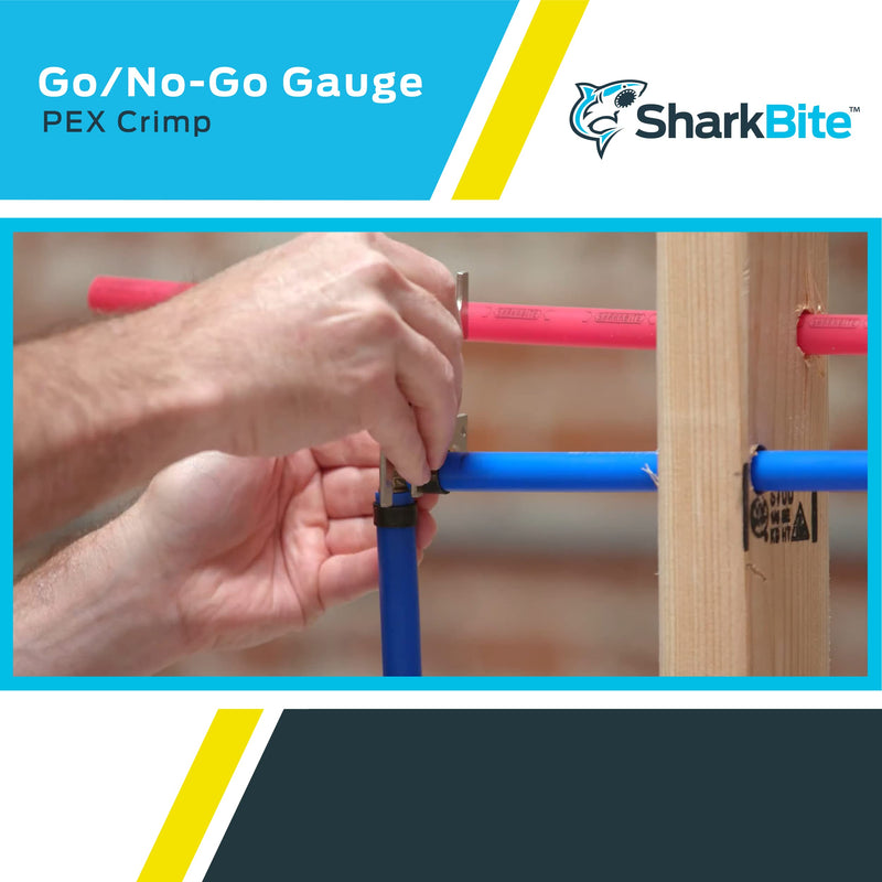 [Australia - AusPower] - SharkBite 3/8 Inch PEX Crimp Tool Go / No-Go Gauge, Plumbing Fittings, 23080 