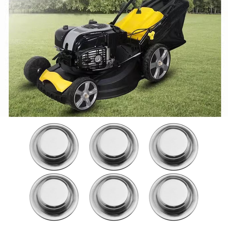 [Australia - AusPower] - eMagTech 10pcs Axle Push Nuts 5/8 Shaft Push Nut Fasteners Compatible with Trolley/Lawn Cart/Wheeled Trash Can/Pressure Washing Truck Pushnut Cap Stud 