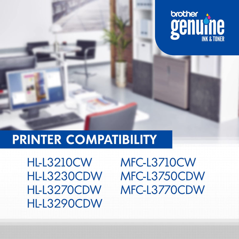 [Australia - AusPower] - Brother Genuine TN223BK, Standard Yield Toner Cartridge, Replacement Black Toner, Page Yield Up to 1,400 Pages, TN223, Amazon Dash Replenishment Cartridge 