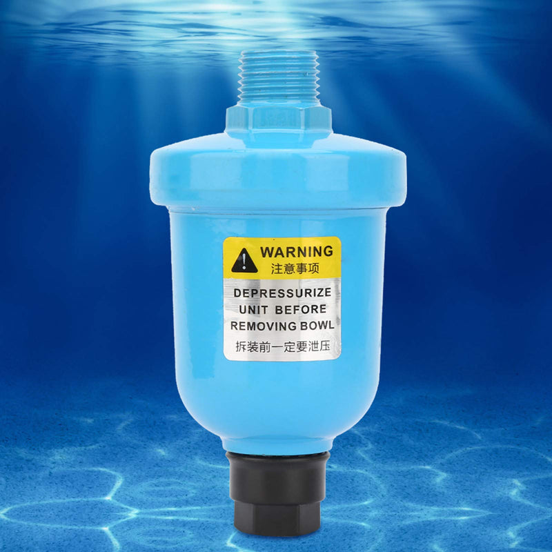 [Australia - AusPower] - Joyzan Automatic Drain Valve Aluminum Check Valve G1/2 1.0MPa 2 Port NPT or BSPT for Air Storage Tanks and Other Gas Pressure Vessels 