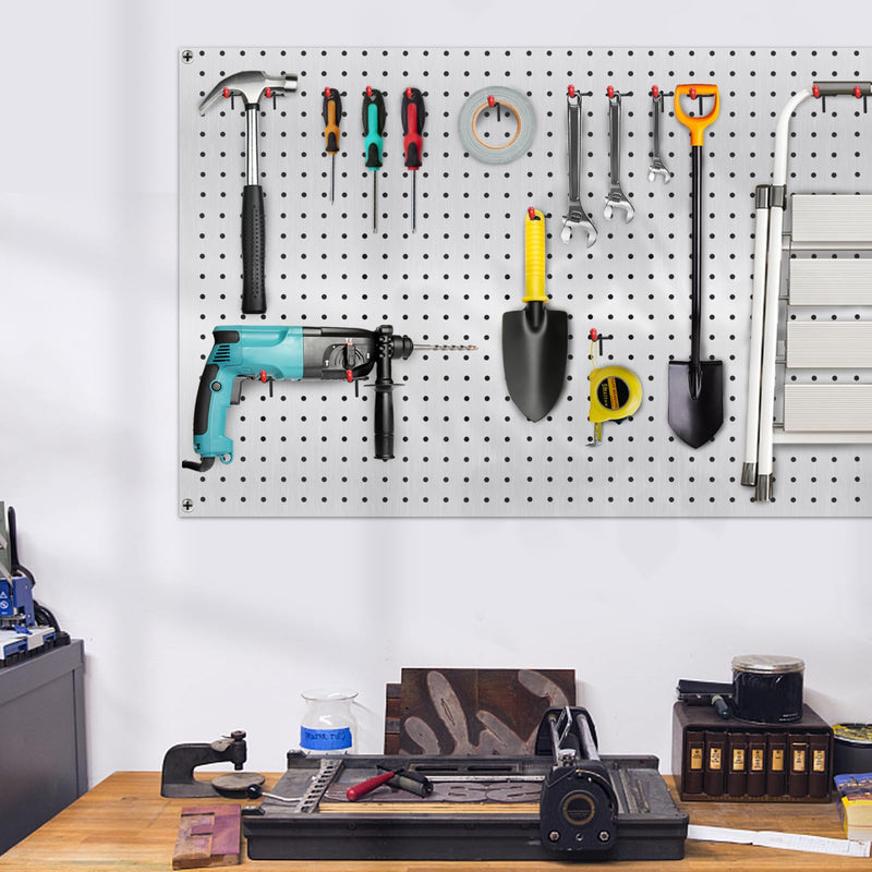 [Australia - AusPower] - 2in 50Pcs Pegboard Hooks for Hanging - Peg Board Organizer Accessories Fit New Metal Peg Board Storge Tool 