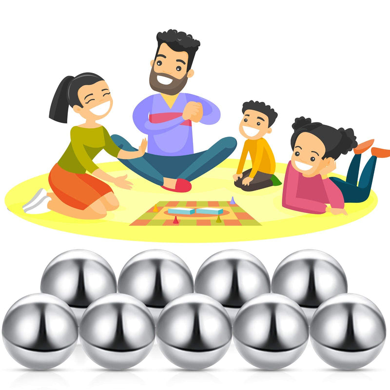 [Australia - AusPower] - Ripeng 30 Pieces Labyrinth Replacement Steel Balls 0.5 Inch Replacement Rust-Proof Metal Balls for Marble Runs 