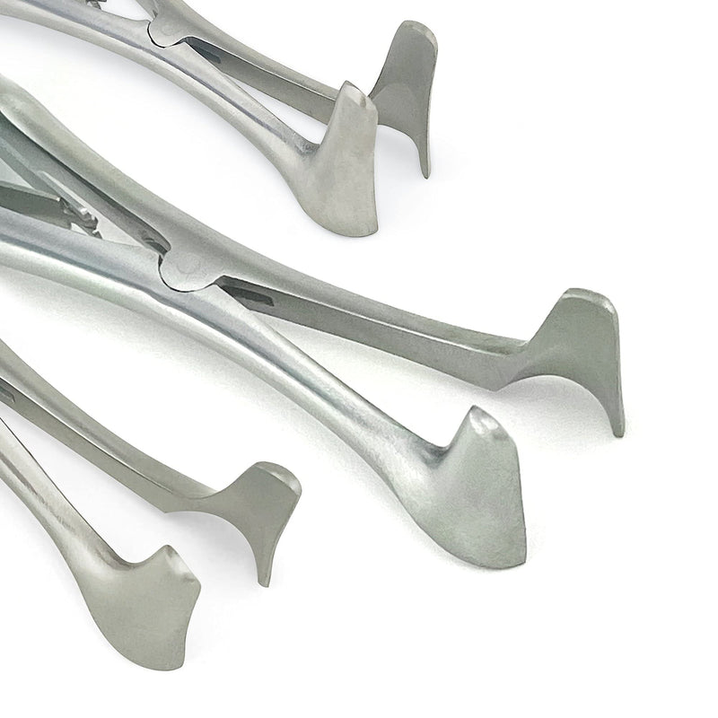 [Australia - AusPower] - Vienna Nasal Speculum ENT Instruments, Premium Quality Stainless Steel for Adult, Child, Infant - Small, Medium, Large - 3 Pcs All Sizes - 3 Pcs 