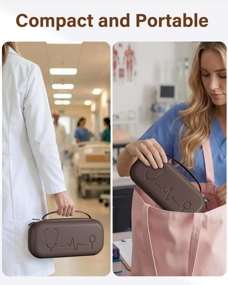 [Australia - AusPower] - ProCase Carrying Case for Portable Nebulizer Travel Bundle with Stethoscope Carrying Case 