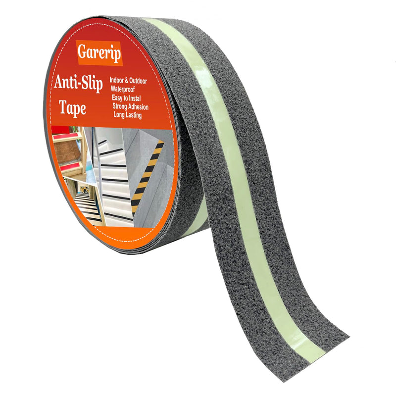 Anti Slip Traction Tape, Non-Slip Grip Adhesive Tape to Indoor or Outdoor Stair, Tubs, Boats, Safety Grip Tape Non Skid Roll for Stair Steps (#04Gray, 2 Inch x 35 Feet) #04Gray