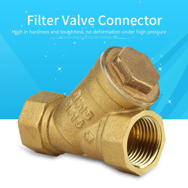 Brass Filter Connection Filter for Water Oil Separation DN15 Y-shaped Valve Connection