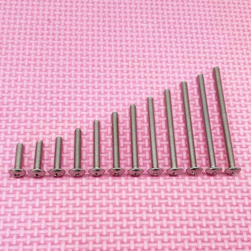 [Australia - AusPower] - 40-Pack Metric M4 x 30mm Machine Screws for Cabinet Drawer Knob Pull Handle, 304 Stainless Steel, Truss Head Bolts, Phillips Drive M4 x 30mm (40pcs) 