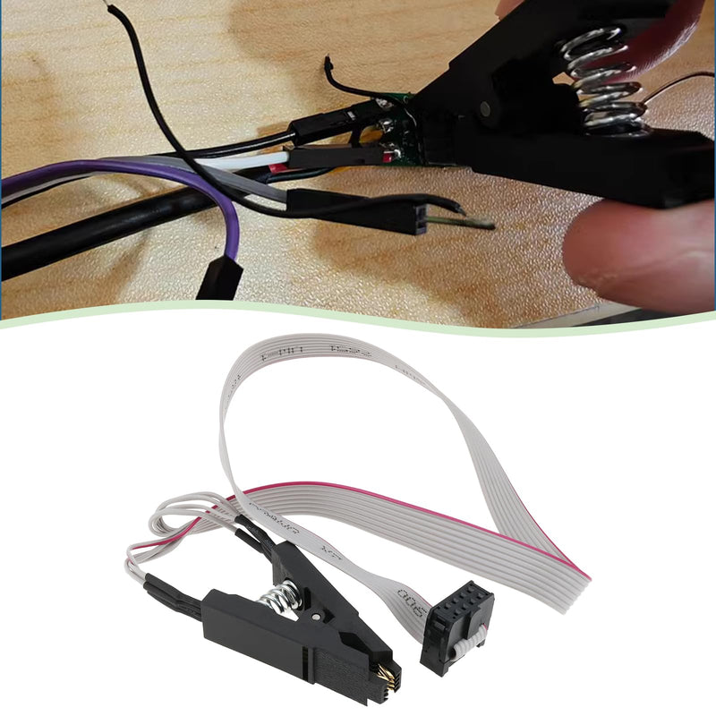 [Australia - AusPower] - 1Set SOIC SOIC8 SOP8 8 Pin Test Clip with Circuit board Programmer Converter Compatible with EEPROM In-Circuit Programming 