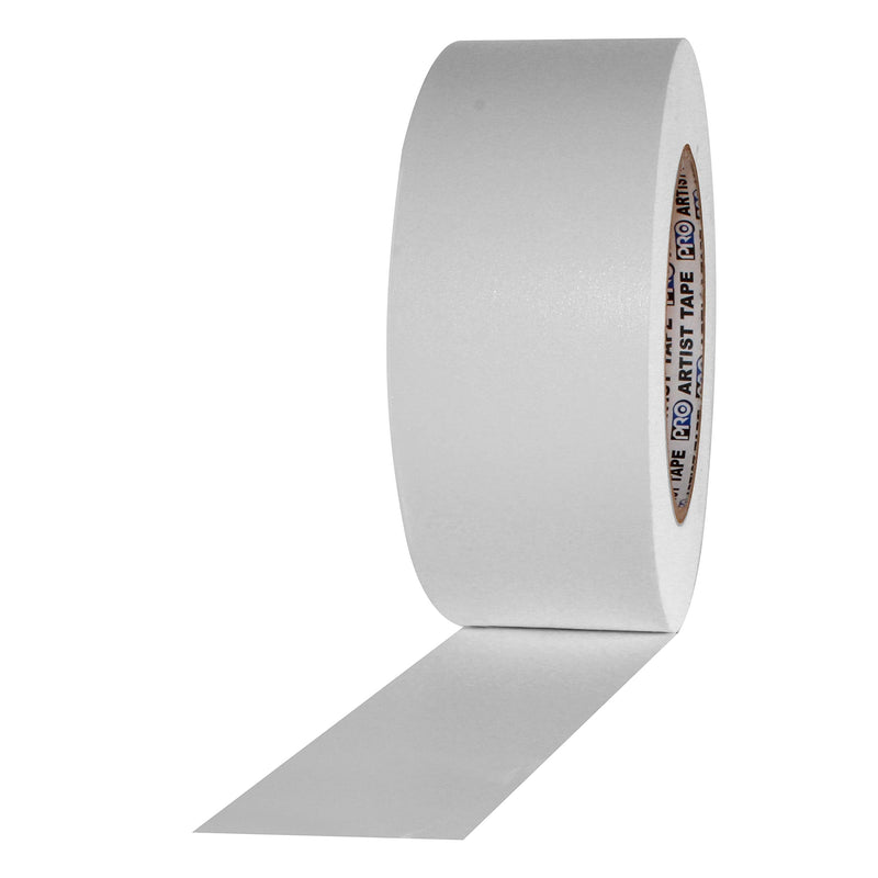 ProTapes Artist Tape Flatback Printable Paper Board or Console Tape, 60 yds Length x 2" Width, White (Pack of 1) 2" (Pack of 1) plain