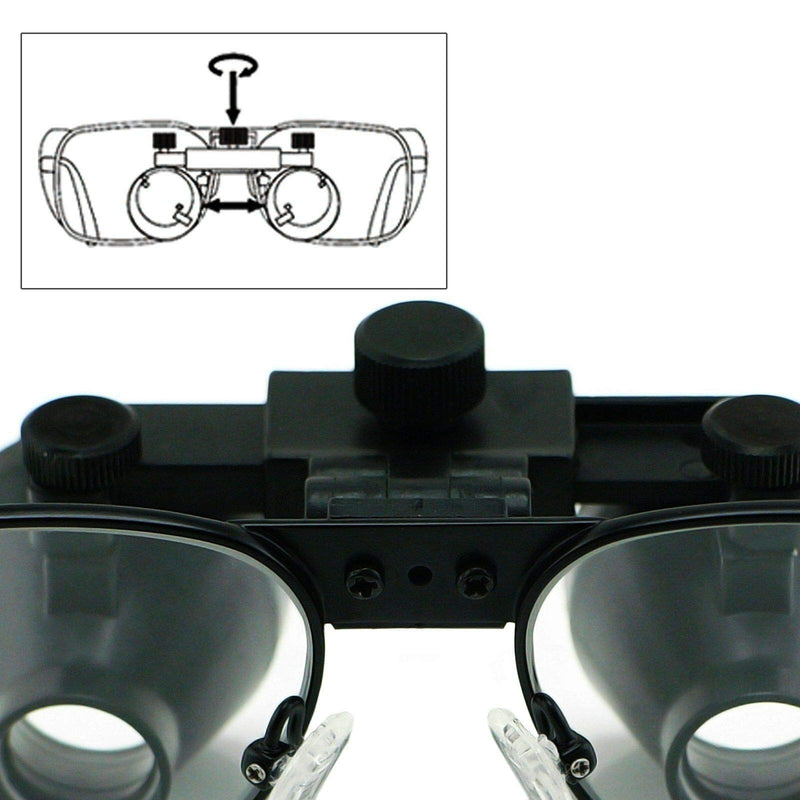 [Australia - AusPower] - 3.5X Magnification Loupes, Galilean Style Titanium Frame, 420mm Distance 