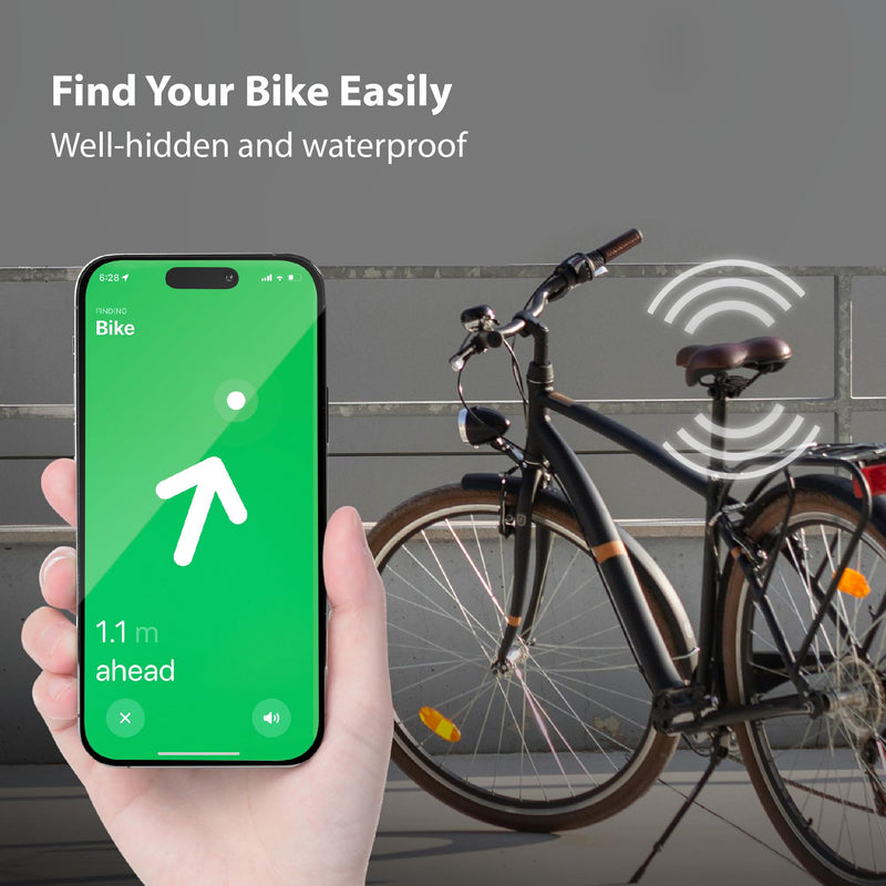 [Australia - AusPower] - Bone Airtag Bike Strap, Hidden Bicycle Seatpost Mount Compatible with Apple Airtags, Anti-Theft Air tag GPS Tracker for Mountain & Road Bikes, E-Scooter & More 1 