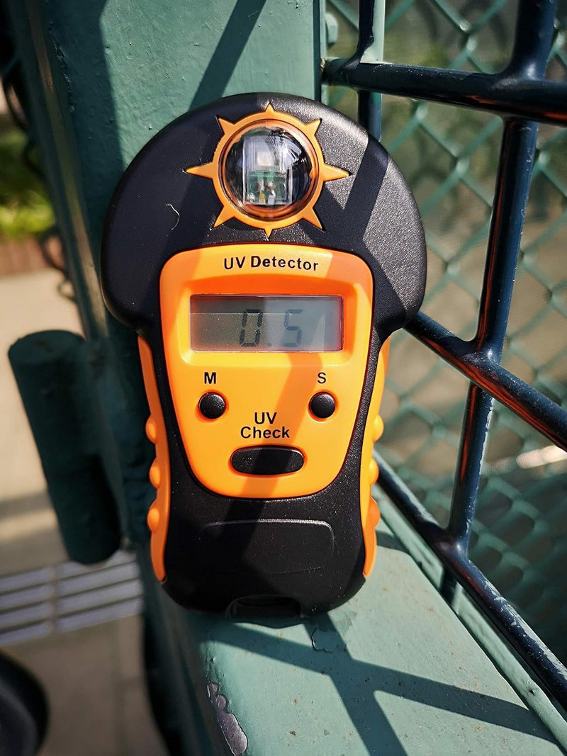 [Australia - AusPower] - UV Detector for Measuring Sun Light UV Level - Portable Handheld Sun Light UV Detector (3A) 