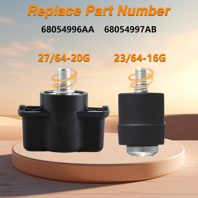 [Australia - AusPower] - Box Handle and Grommet Kit for Bed Extender Compatible with Dodge Ram 1500 Classic 2009-2020, Ram 2500 3500 2012-2018 Replaces #: 68054996AA 68054997AB 