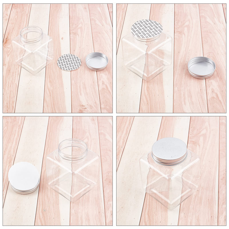 [Australia - AusPower] - NBEADS 150 Pcs 3 Sizes Pressure Sensitive Seals, 58mm/70mm/89mm Waterproof Foam Lid Liners Round Safety Tamper Resistant Jar Seals Bottle Seals for Cosmetic Plastic Glass Jar Lid Canning Vials 